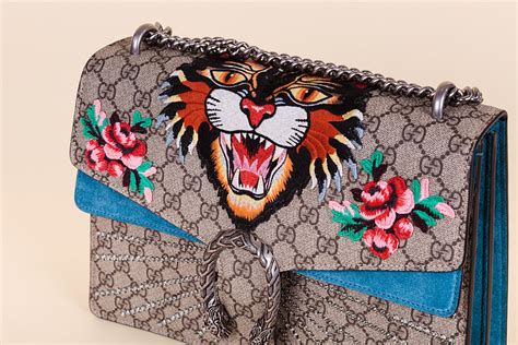 gucci bag with tiger head - Gucci dionysus embroidered shoulder bag.